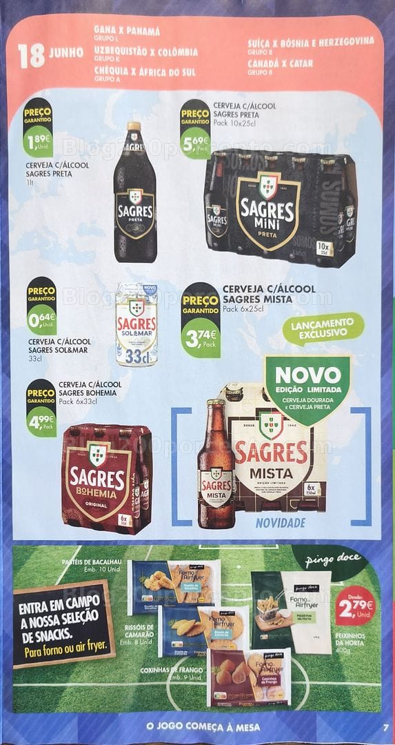 Antevisão Folheto PINGO DOCE Especial Mundial Promoções de 9 a 29 julho